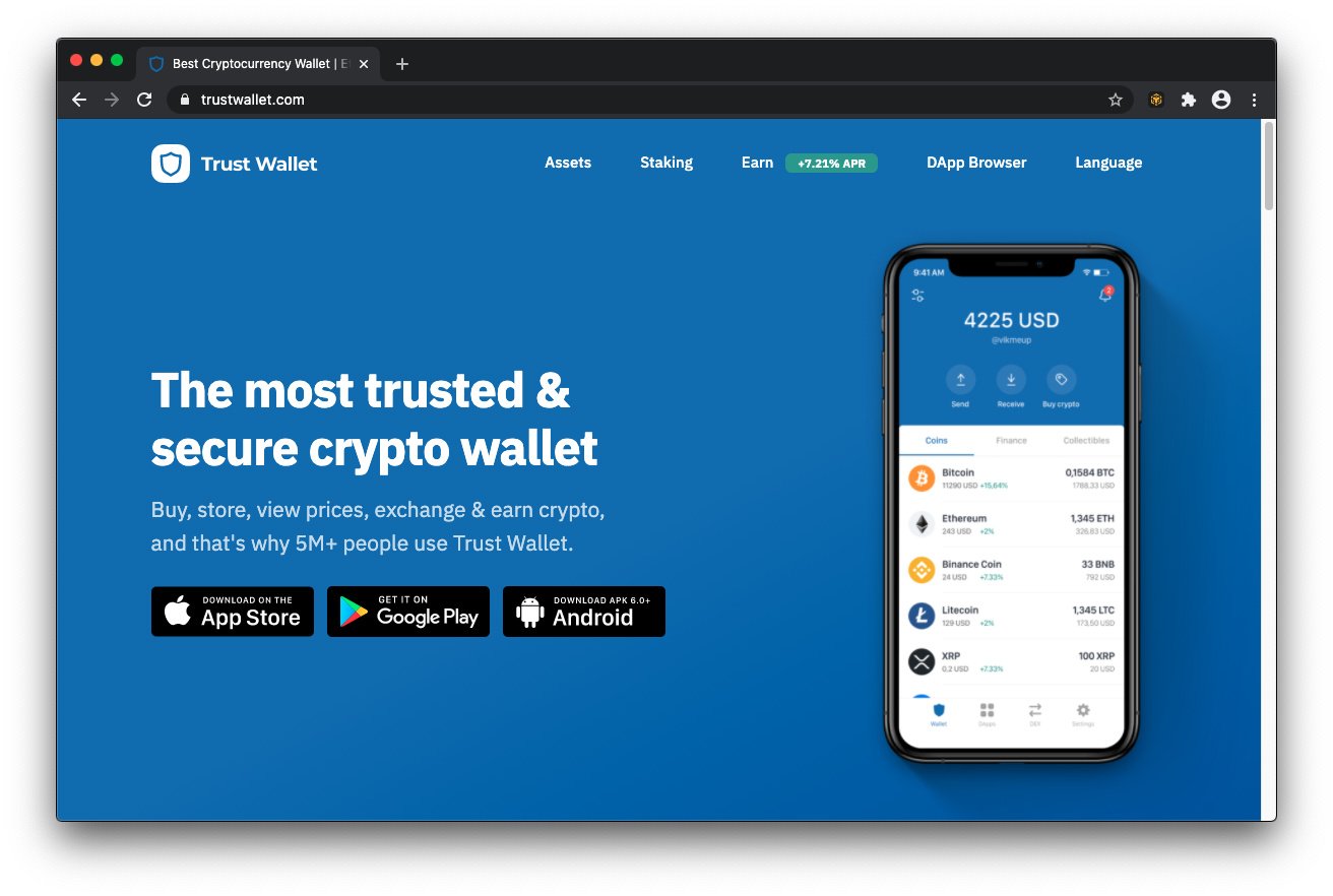 trust wallet website