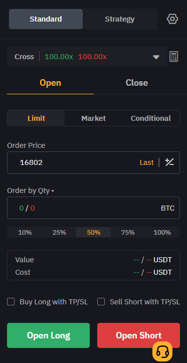 place bybit futures order