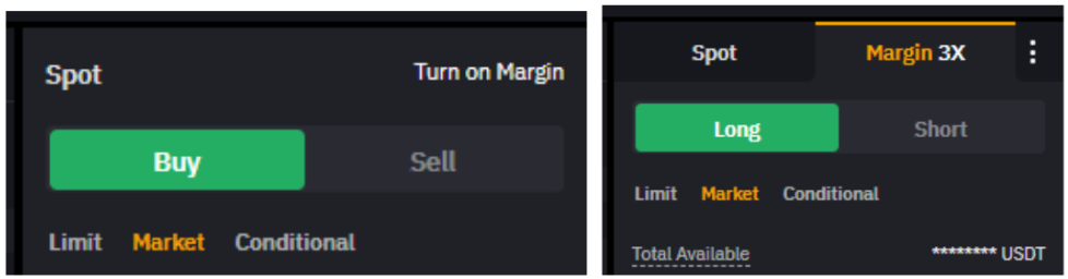 turn on margin bybit